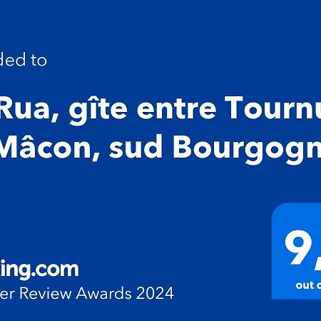 Gite La Rua, Entre Tournus Et Macon, Sud Bourgogne Montbellet Zewnętrze zdjęcie