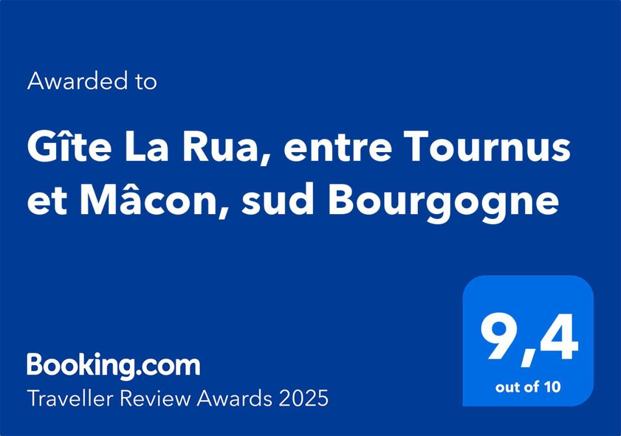 Gite La Rua, Entre Tournus Et Macon, Sud Bourgogne Montbellet Zewnętrze zdjęcie